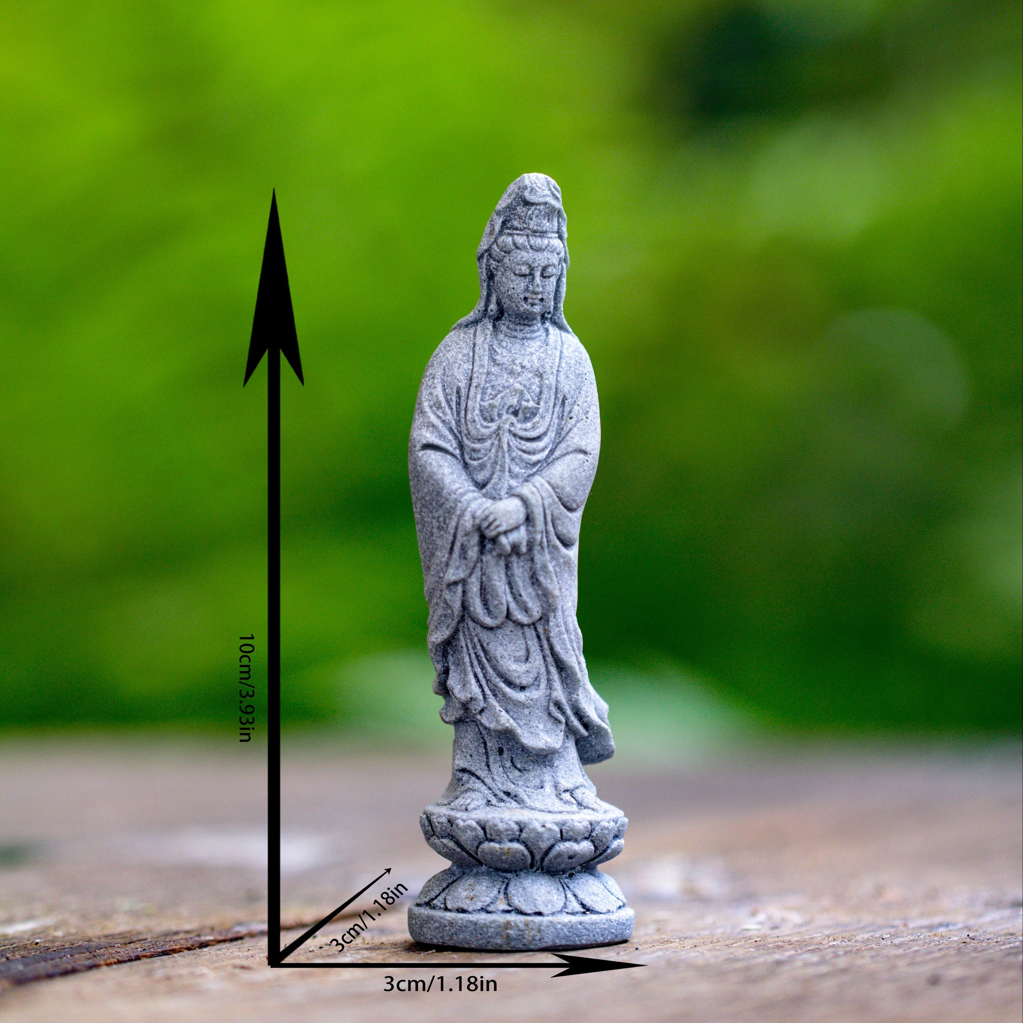 Buddha Bodhisattva Miniature figurines（standing  Bodhisattva ） for Terrarium, Bonsai, Miniature, Aquarium, Micro landscape, - NCYPgarden