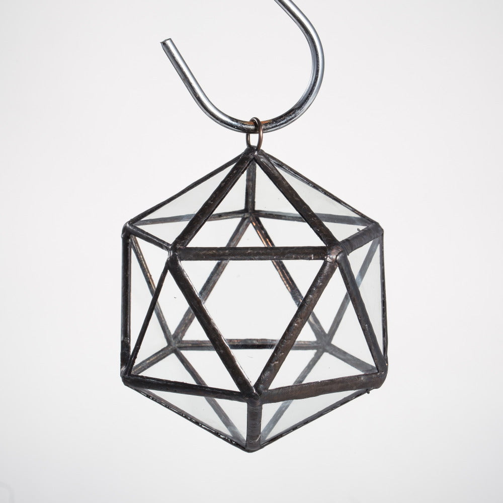 Modern Hanging Triangular Mine Round Ball Glass Geometric Terrarium for Succulent Plant Fern Moss - NCYPgarden